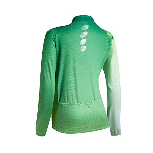 ZEROBIKE® Frauen Langarm Radfahren Outdoor-Sportarten Fahrrad Trikot Radtrikot Langärmelige Fahrradbekleidung - 2
