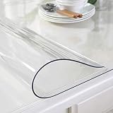 Protección De Ordenadores Personales:Puede Limpiar El Mantel De Plástico Transparente Impermeable,Protección De Ordenadores Personales,Mantel Individual De Plástico Transparente.Para Proteger Mejor Su Cara Madera,Vaso,Granito,Mármol,Teca,Mesa Lateral O Café,Computadora De Oficina O Escritorio,Restaurante Comedor, Estufa. Proteger De Daños De Alta Temperatura, Rasguños,Arañazos,Caliente Quemaduras, Calefacción Escaldaduras,Manchas De Aceite,Derrame.