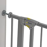 Hauck 597101 – Türschutzgitter Trigger Lock Safety Gate, silber, 75-81cm, Verlängerung separat erhältlich - 7