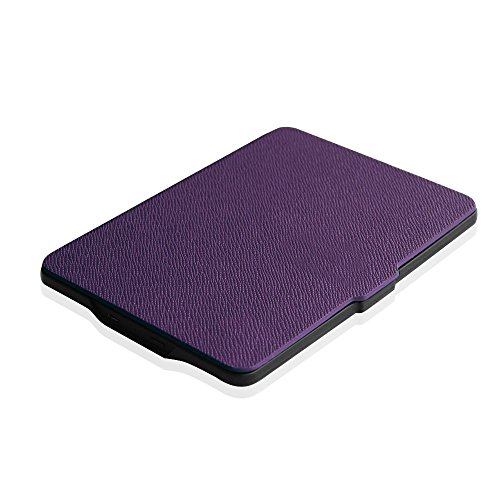 Fintie Kindle Paperwhite Hülle – Die dünnste und leichteste Smartshell Case Schutzhülle Tasche mit auto Sleep / Wake für den neuen Kindle Paperwhite 2015 (mit 300 ppi-Display, 6 Zoll, und integrierter Beleuchtung) und alle Modelle von 2012, 2013, 2014, Violett - 6