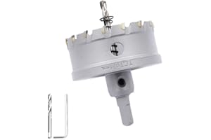 Laiwei otwornica 74 mm, koronka wiertnicza, wiertło stalowe, wiertło do metalu, wiertło ze stali nierdzewnej, ostre i trwałe wiertło do metalu