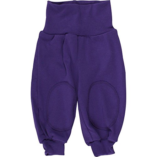 Fred's World by Green Cotton Baby Girls Alfa pants Trousers, Purple (purple 019354201), 6-12 months (Manufacturer size: 80)