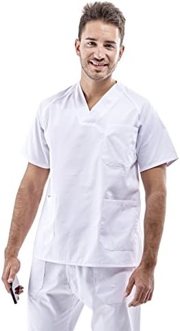 Pyjamas Complete Health White Neck Peak, XS, white, 0