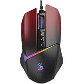 ماوس Bloody W60 Max 10,000 CPI 10 مفاتيح بصري RGB UC3&4 سلكي نشط أحمر للألعاب (لاعب)