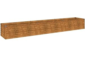 vidaXL Jardinière surélevée 291 x 50 x 36 cm Acier Corten