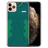 Facil quita y pon eSwish Carcasa/Funda TPU/Gel para el Apple iPhone 11 Pro MAX/Serie: Copa Mundo 2018 Camiseta Futbol - México/Mexicano