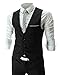 Cenizas Casual Black tuxedo waistcoat blazers for men slim fit party wear RS.999.00