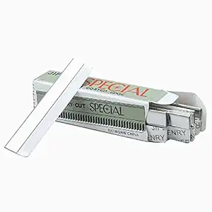 COSYOO Women Ladies Girls Teens Eyebrow Razor Flat Non-Slip 10PCS Reusable Professional Ergonomic Safe Stainless Steel Portable