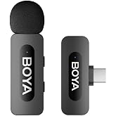 Boya BY-V10 Type-C Kompakt Kablosuz Yaka Mikrofonu (Yeni Versiyon)