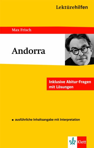 Download Lektürehilfen Andorra. Ausführliche Inhaltsangabe und Interpretation