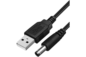 KOPBTBOY Kabel USB do ładowarki Fairywill/Bitvae D2/R1/R2/S2/Elektrycznej szczoteczki do zębów, kabel USB do elektrycznej szczoteczki do zębów 7AM2M AM105/AM110, port 3,5 mm, ładowarka USB do elektrycznej
