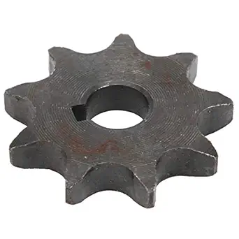 9T Sprocket, High Hardness Stable Performance Chain Sprocket Gear for Most People for Deceleration Motor