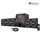 Tronica Republic Series 5.1 Bluetooth Home Audio Speaker with FM/AUX/USB/SD Card Support and Remote Control (Black)