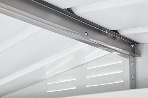 CLEMENS HOBBY TEC Stahlgerätehaus Globel Industries, BxT: 245×183 cm anthrazit - 8