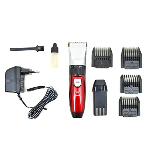 Akku Profi Haarschneider – Rasierer – Akku Haarschneidemaschine mit 4 Aufsätzen ideal für Friseur Salon oder privaten Gebrauch – leiser aber starker Motor als Set Netz und Akkubetrieb - 2