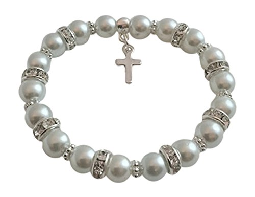 Gifts At Dawn CHRISTENING Bracelet (3 years old) 1st COMMUNION Girls Jewellery + FREE Jewellery Bag