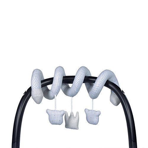 Pasito a Pasito 73616 - Sonajero, diseño oso/corona vichy azul petite etoile