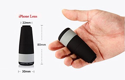 AFAITH Lenti Cellulari Kit 10-in-1 Kit obiettivi per Smartphone, Telescopio 8x per teleobiettivo / Obiettivo fisheye / Obiettivo 2 in 1 Macro e grandangolo + telecomando Selfie Stick monopiede + Bluetooth + Mini treppiede Monopiede per iPhone 7 / iPhone 7 Plus, iPhone 6s / 6s Plus,Samsung Galaxy S8 / S8+/S7 edge /S7 / S6, Huawei P10/P9 /P8, Sony, HTC, Nokia ed altri Smartphone