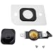 Produktbild iPhone 5 Home button Homebutton mit Flexkabel 5in1 Schalter Taste + Rahmen + Metal Bracket + 2x Schrauben Schwarz - ToKa-Versand®