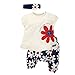Etosell Newborn Baby Clothes Girls Tops+Shorts+Headband Outfits Sets