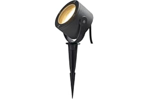 SLV Lampa wbijana w grunt SLV SITRA 360 SPIKE/lampa zewnętrzna do oświetlania ogrodu, tarasu, roślin, ścieżek, oczek wodnych, lampa zewnętrzna LED, reflektor zewnętrzny / GX53 IP44 9W antracytowa