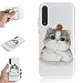 Produktbild Everainy Huawei P20 Pro Hülle Silikon Bumper Gummi Cover Hüllen für Huawei P20 Pro Handyhülle Prägen Stoßfest TPU Gel Stoßstange Schutzhülle (Katze)