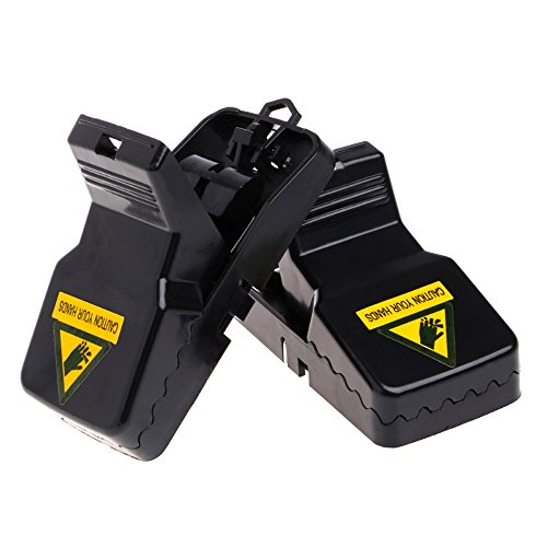 Preisvergleich Produktbild Ganeep 2 Stücke Wiederverwendbare Rattenfalle Fang Mäuse Mausefalle Frühling Nagetier Einfach Catcher Einfach zu Köder
