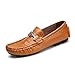 Produktbild CAI-HY Herren Freizeitschuhe Weiche Sohle Comfort Driving Schuhe Müßiggänger & Slip-Ons Lazy Shoes,Brown,43