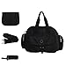 LCY Large Capacity 3 Piece Tote Baby Nappy Changing Diaper Bag Black
