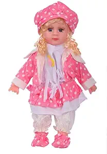 Singing Songs and Poem Baby Girl Doll Big Size Original Plush Soft Clothing Summer Special Home Play Game Best Birthday Gift for boy Girl Little Children.