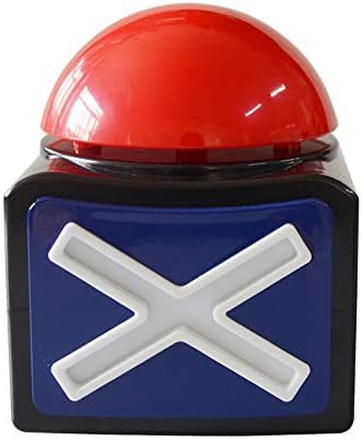 ZHOUBA Game Answer Buzzer Alarm Button Box with Sound Light Party Contest Prop Toy
