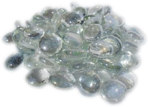 Clear Metalic Style Glass Decorative Gems