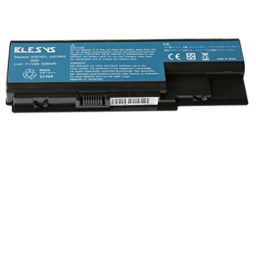 BLESYS – 11.1V/5200mAh ACER AS07B41 AS07B71 AS07B51 AS07B31 AS07B32 AS07B42 AS07B52 AS07B72 Ersatz Laptop Akku fit ACER Aspire 5520 5710 5720 5910G 5920 6920 7220 7520 7535 7720 7735 7736G 7738 8920 Serie Akku Laptop - 2