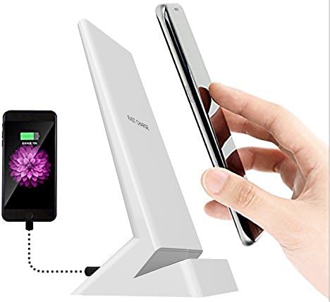 【Super Creative Dual Charger】 QI Charger Wireless Charger for iPhone X, iPhone 8/8 Plus, Samsung Galaxy S8 Charger(White)