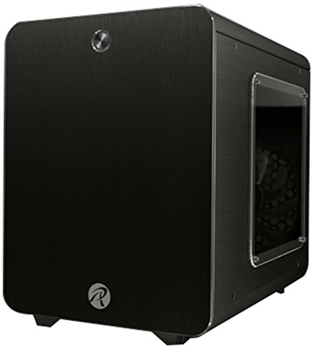 RAIJINTEK Metis Plus Mini-Tower Negro Carcasa de Ordenador - Caja de Ordenador (Mini-Tower, PC, Aluminio, SPCC, Mini-ITX, Negro, 1,5 mm)
