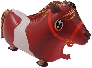 Play-tec Horse / Pony Foil Balloon for Children's Birthday Party, Summer or Winter Parties, Work Parties, Fairs or Fetes, Decoration Balloons, Premium Quality, Walking Helium Fill Balloon