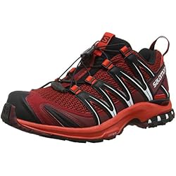 Salomon XA Pro 3D, Zapatillas de Running para Hombre, Rojo Dalhia/Fiery Red/Black, 41 1/3 EU