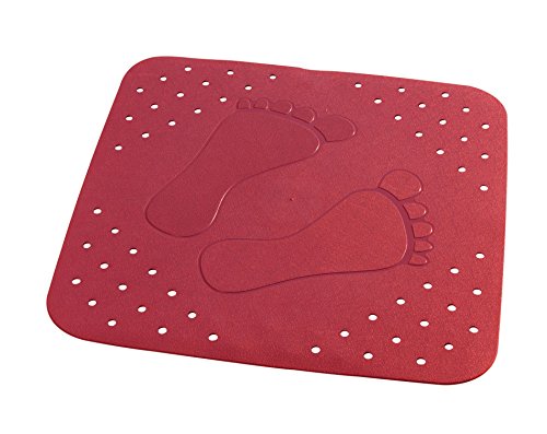 Preisvergleich Produktbild Ridder Duscheinlage Plattfuß rot 54x54 cm