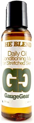 "The Blend" Daily Oil Conditioning Mix for Piercing Aftercare Gauge Gear® Used for Plugs Tapers Expanders (2oz)