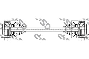 GSP 205001 Antriebswelle