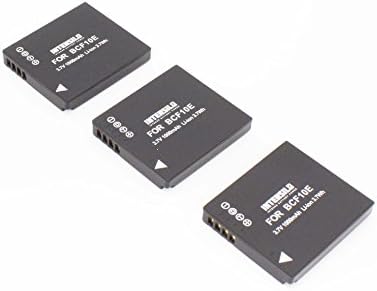 Variation of Silo Li-ion Battery 1000 mAh (3.7 V) for Camera Photo Video Panasonic Lumix DMC-FS8, DMC-FS9, FX48 W/DMC-FX550/FX550EB/K/FX550EB Desk – As BCF1.