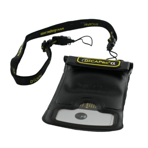 DiCAPac(Digital Camera Pack) WPC1(One) Waterproof Case for Large Smartphones, Dark Brown - Samsung Galaxy S4 S3, Google Nexus 4, HTC One, HTC DROID DNA, HTC 8X, Sony XPERIA Z, XPERIA TL, MOTOROLA DROID RAZR MAXX, LG Optimus G, BlackBerry Z10...