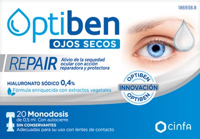 Optiben repair monodosis 20x0,5 ml