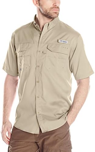 Men's PFG Blood and Guts Iii Short Sleeve Shirt, Stain & Water Resistant Short Sleeves Athletic-t-Shirts