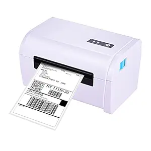 WorldCare Desktop Thermal Label Printer for 4x6 Shipping Package Label Maker 160mm/s High Speed USB Connection Thermal Sticker Printer Max.110mm Paper Width Compatible with A UPS Shopify FedEx
