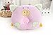 Meta-U Cute Piggy Soft Baby Head Shape Pillow (Pink)