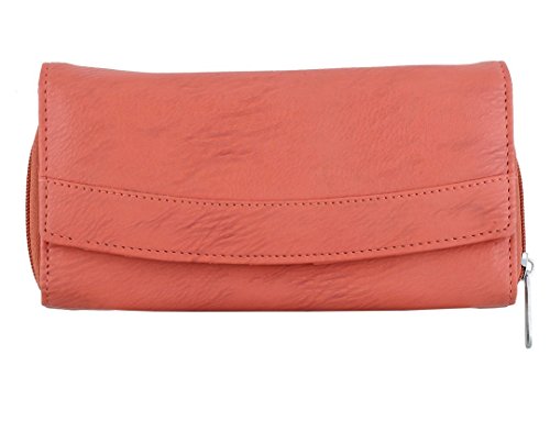 Maskino Leather PU Pink Clutch for Women