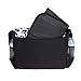 Yodo Stylish Mummy Messenger Nappy Changing Diaper Bag with Baby Changing Mat ,Black