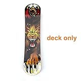  Cubierta de patín de montaña de 9 \"x 37\" Capa de bambú de 10 capas Off Road Tabla de longboard con soporte para pie Monopatín para adultos sin camión (Deck only)