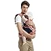 Bebamour Cotton Baby Carrier Sling Wrap with Detachable Baby Carrier Hip Seat (Pink)